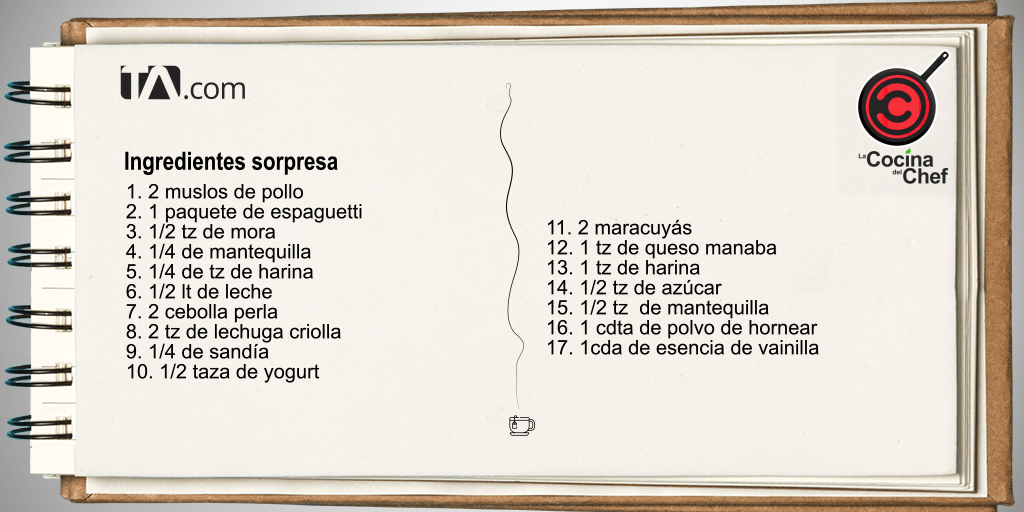 ingredientes sorpresa